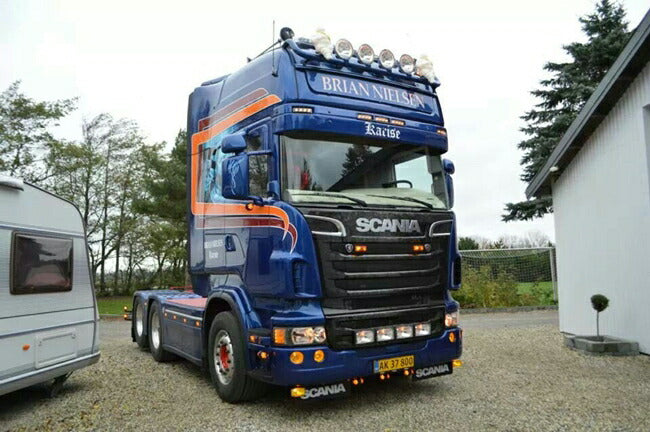 【予約】4-6月以降発売予定Brian Nielsen SCANIAスカニア R Toplineトラックトラクタヘッド /WSI　1/50 建設機械模型　ミニカー
