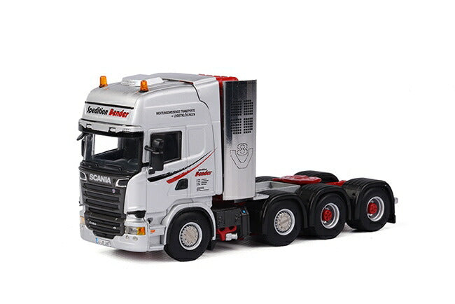 Spedition Bender Scaniaスカニア Streamline Topline 8x4トラックトラクタヘッド /WSI　1/50 建設機械模型　ミニカー