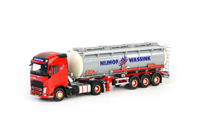ギャラリービューアに画像をロードする, Nijhof Wassink Volvoボルボ FH4 Globetrotter Tanker Liquid 3軸トラック/WSI　1/50 建設機械模型　ミニカー
