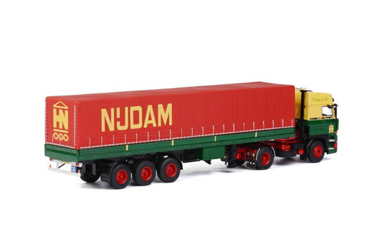 Nijdam DAF 3600 Space Cab Classic カーテンサイダートレーラー トラック/WSI　1/50 建設機械模型　ミニカー