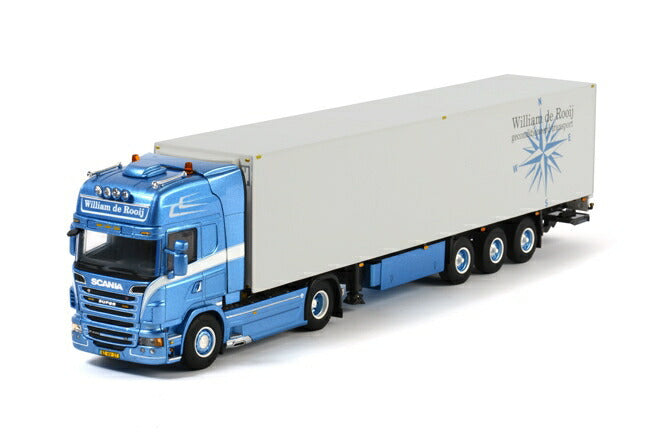 ギャラリービューアに画像をロードする, William de Rooij SCANIAスカニア R Topline リーファートレーラー Thermoking 3軸トラック/WSI　1/50 建設機械模型　ミニカー
