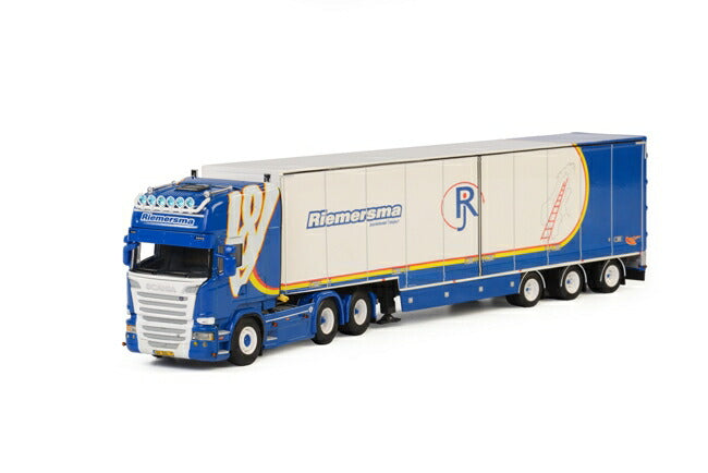 ギャラリービューアに画像をロードする, Riemersma SCANIAスカニア R Streamline Topline セミボックストレーラー トラック /WSI 建設機械模型 工事車両 1/50 ミニチュア 重機
