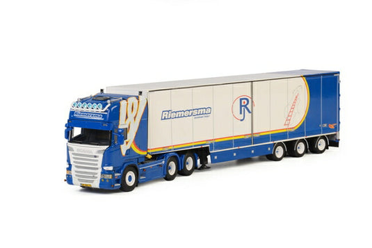 Riemersma SCANIAスカニア R Streamline Topline セミボックストレーラー トラック /WSI 建設機械模型 工事車両 1/50 ミニチュア 重機