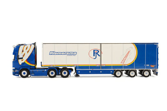 Riemersma SCANIAスカニア R Streamline Topline セミボックストレーラー トラック /WSI 建設機械模型 工事車両 1/50 ミニチュア 重機