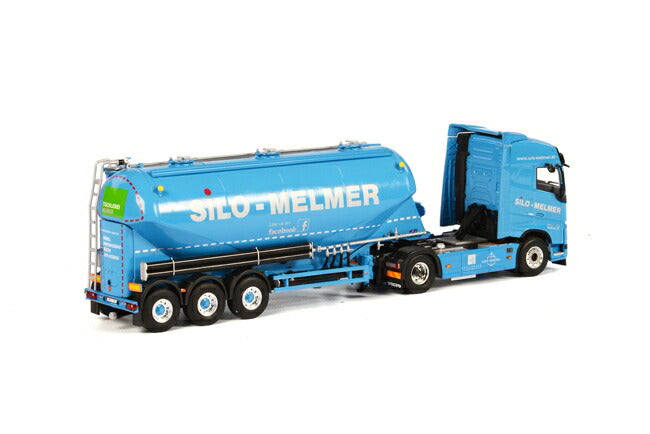 ギャラリービューアに画像をロードする, Melmer Volvoボルボ FH4 Globetrotter bellied powder tankerトラック /WSI 建設機械模型 工事車両 1/50 ミニチュア 重機
