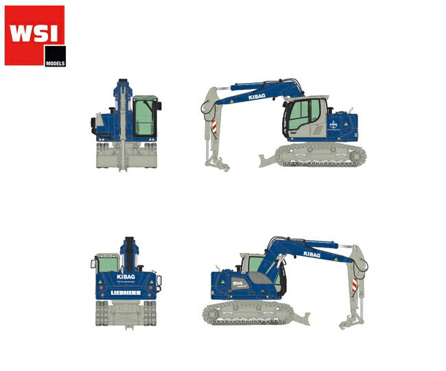 【予約】7-9月以降発売予定Kibag Liebherrリープヘル R914 Compact Excavator油圧ショベル /WSI 建設機械模型 工事車両 1/50 ミニチュア 重機