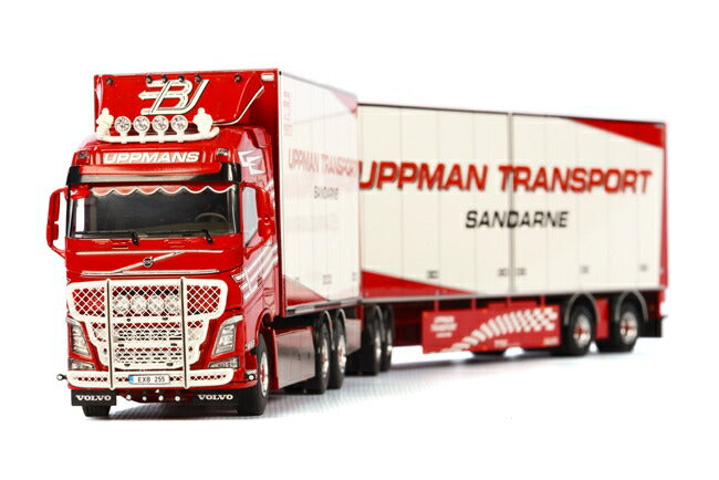 Bo Uppman Volvoボルボ FH4 Globetrotter XL Combiトラック /WSI 建設機械模型 工事車両 1/50 ミニチュア 重機