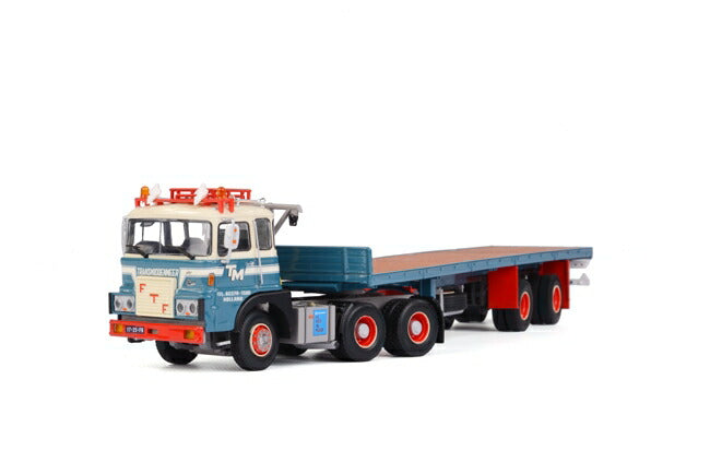 ギャラリービューアに画像をロードする, Transmiddenmeer FTF F Serie Classic flatbedトレーラー トラック /WSI 建設機械模型 工事車両 1/50 ミニチュア 重機

