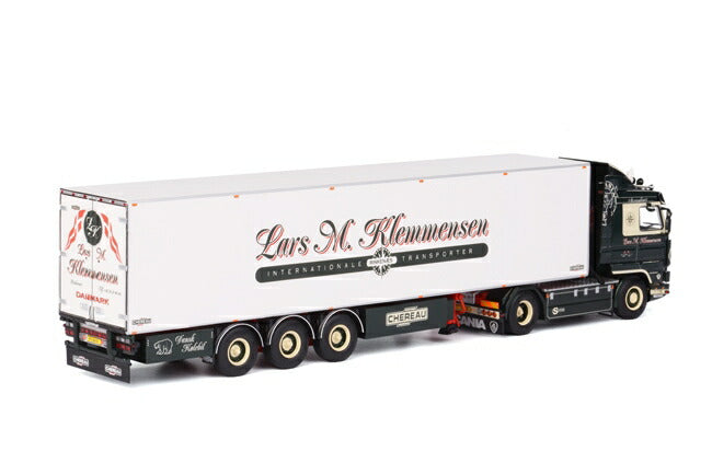 ギャラリービューアに画像をロードする, Lars Klemmensen Scaniaスカニア R113/R143 Streamline リーファートレーラー Thermoking 3軸 トラック /WSI 建設機械模型 工事車両 1/50 ミニチュア 重機
