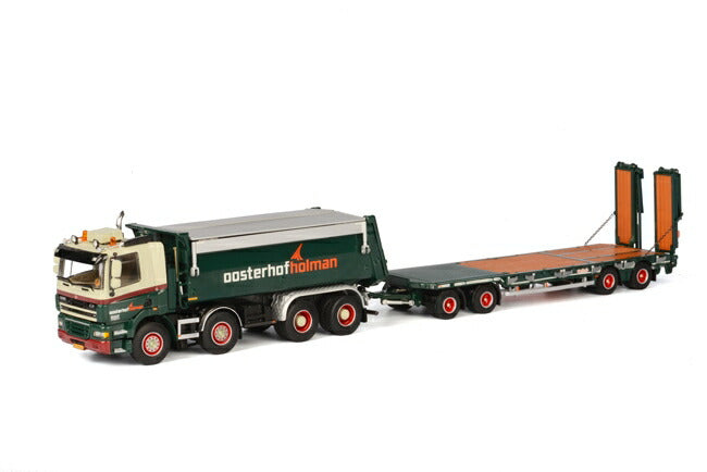 Oosterhof Holman DAF CF 8x4 Tipper Nooteboomノーテブーム Super Trailer 4軸トラックトレーラー /WSI 建設機械模型 工事車両 1/50 ミニチュア
