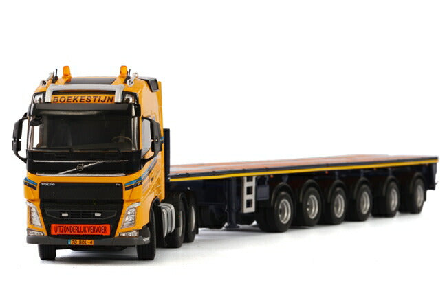 Boekestijn Volvoボルボ FH4 Globetrotter バラストトレーラー 6軸トラック/WSI 建設機械模型 工事車両 1/50 ミニチュア