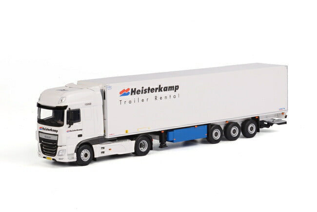 Heisterkamp DAF XF SSC リーファートレーラー Thermoking 3軸 トラック/WSI 建設機械模型 工事車両 1/50 ミニチュア