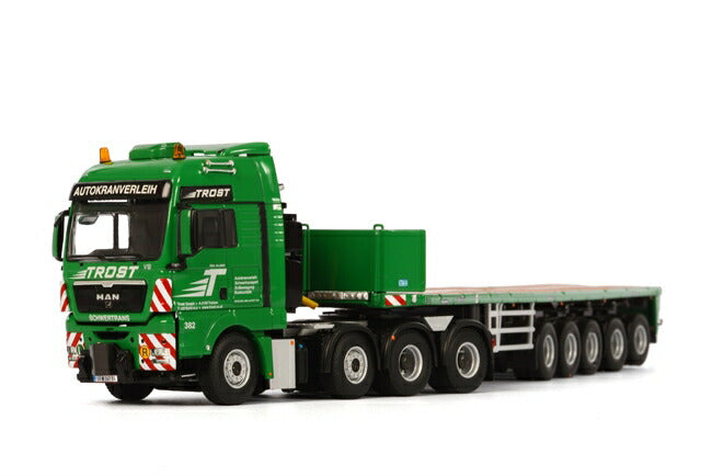 【予約】10月-12月以降発売予定Trost MAN TGX XXL Ballast Trailer 5軸 トラックトレーラー/WSI 建設機械模型 工事車両 1/50 ミニチュア