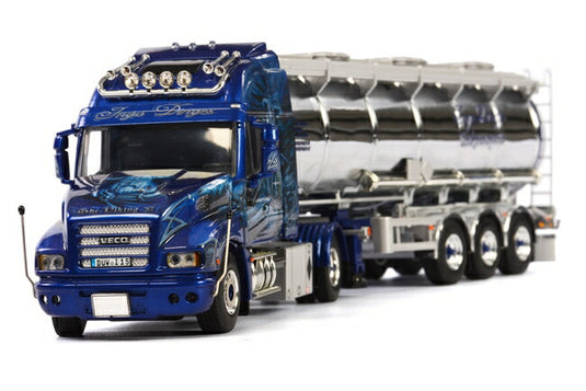 Ingo Dinges IVECO Strator / Torpedo Tanker Liquid 3軸トラック/WSI 建設機械模型 工事車両 1/50 ミニチュア