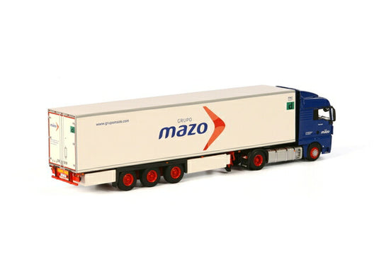 Grupo Mazo MAN TGX XLX リーファートレーラー Carrier 3軸 トラック/WSI 建設機械模型 工事車両 1/50 ミニチュア