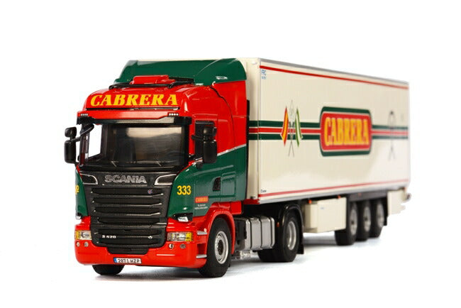 【予約】2016年1月-3月以降発売予定Transportes Cabrera SCANIAスカニア R Streamline Highline リーファートレーラー Thermoking3軸 トラック /WSI 建設機械模型 工事車両 1/50 ミニチュア