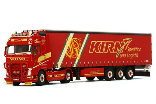 【予約】2016年1月-3月以降発売予定Kirn Volvoボルボ FH4 Globetrotter XL カーテンサイダートレーラー 3軸 トラック　 /WSI 建設機械模型 工事車両 1/50 ミニチュア