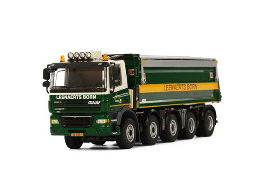 【予約】2016年1月-3月以降発売予定Leenaerts Born B.V. GINAF Tipper 5軸 ダンプ トラック /WSI 建設機械模型 工事車両 1/50 ミニチュア