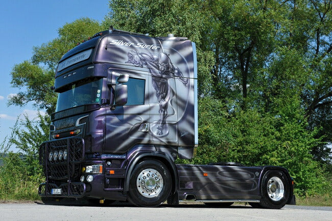 【予約】2016年4-6月以降発売予定ML Transporte Lengler SCANIAスカニア R Topline　トラックトラクタヘッド　/WSI 建設機械模型 工事車両 1/50 ミニチュア