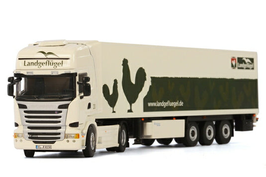 【予約】2016年4-6月以降発売予定Landgeflugel SCANIAスカニア R Streamline Topline リーファートレーラー Thermoking 3軸　トラック　/WSI 建設機械模型 工事車両 1/50 ミニチュア