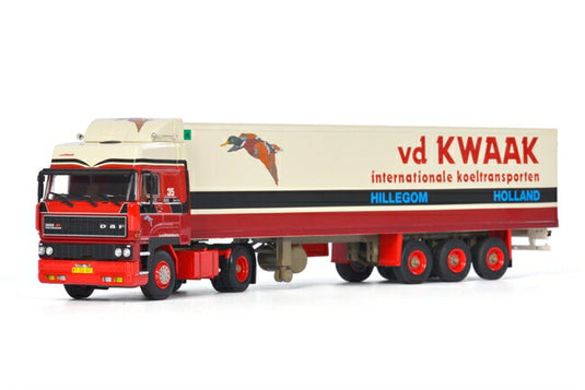 Van der Kwaak DAF 3600 Space Cab Classic Cool トレーラー　/WSI 建設機械模型 工事車両 1/50 ミニチュア