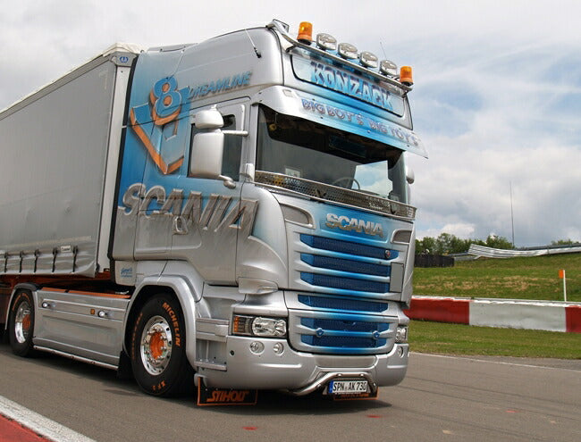 【予約】2016年4-6月以降発売予定Konzack SCANIAスカニア R Streamline Toplineトラックトレーラー　/WSI 建設機械模型 工事車両 1/50 ミニチュア