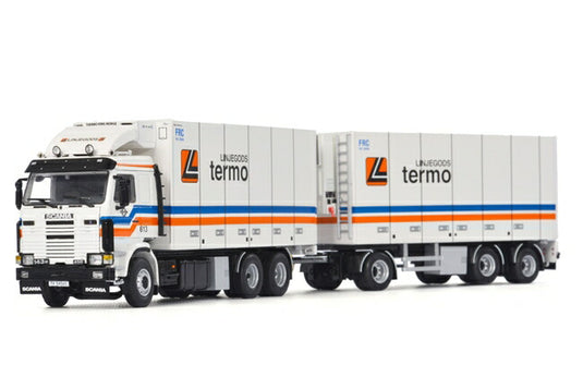Linjegods SCANIAスカニア R113/R143 Combiトラックトレーラー　/WSI 建設機械模型 工事車両 1/50 ミニチュア