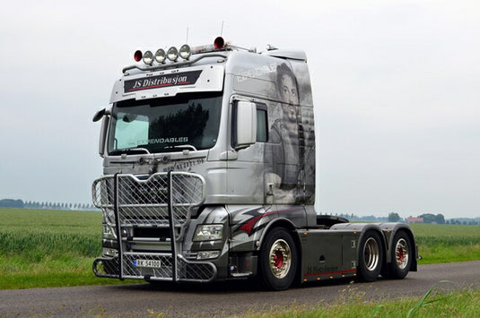 【予約】2016年4-6月以降発売予定JS Distribusjon MAN TGX XXLトラックトレーラー　/WSI 建設機械模型 工事車両 1/50 ミニチュア