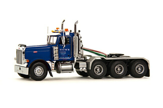 【予約】2016年4-6月以降発売予定Rich's Towing Peterbilt 379 Lowboy 4軸　/WSI 建設機械模型 工事車両 1/50 ミニチュア