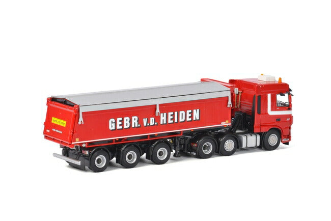 ギャラリービューアに画像をロードする, Gebr. van der Heiden DAF XF SC Tip トレーラー Asphalt &amp; Sand 3軸ダンプトラック /WSI 建設機械模型 工事車両 1/50 ミニチュア
