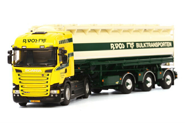 R Vos Scaniaスカニア R Streamline Highline Tanker Powder Welgro 3軸トラック /WSI 建設機械模型 工事車両 1/50 ミニチュア