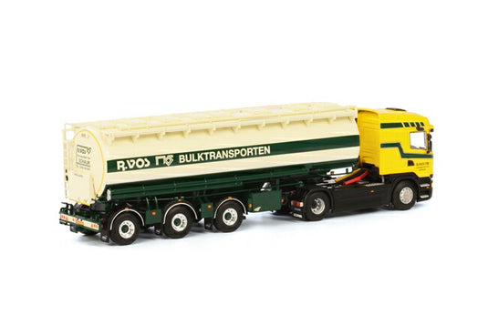 R Vos Scaniaスカニア R Streamline Highline Tanker Powder Welgro 3軸トラック /WSI 建設機械模型 工事車両 1/50 ミニチュア
