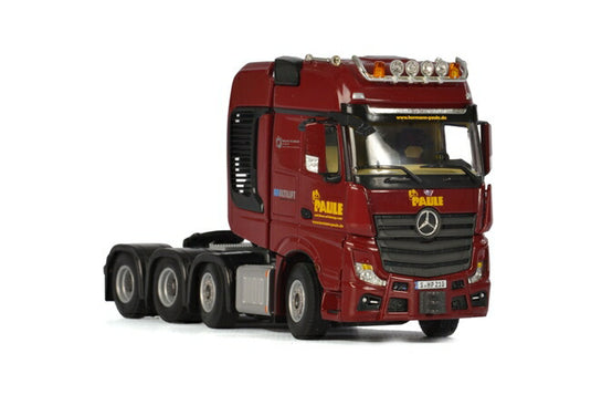 Hermann Paule メルセデスベンツアクトロス SLT Giga Space 8x4 トラックトラクタヘッド /WSI 建設機械模型 工事車両 1/50 ミニチュア