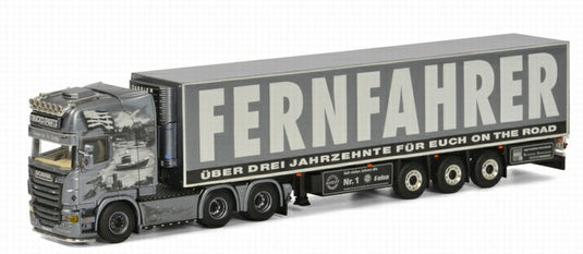 LF Transporte / Fernfahrer SCANIAスカニア R Topline リーファートレーラー Thermoking 3軸 トラック /WSI 建設機械模型 工事車両 1/50 ミニチュア