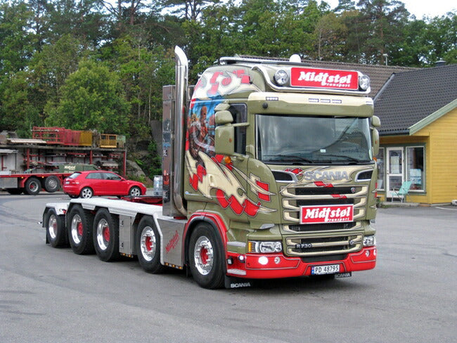 【予約】7-9月以降発売予定Midstol Norway SCANIAスカニア R Streamline Highline トラック /WSI 建設機械模型 工事車両 1/50 ミニチュア