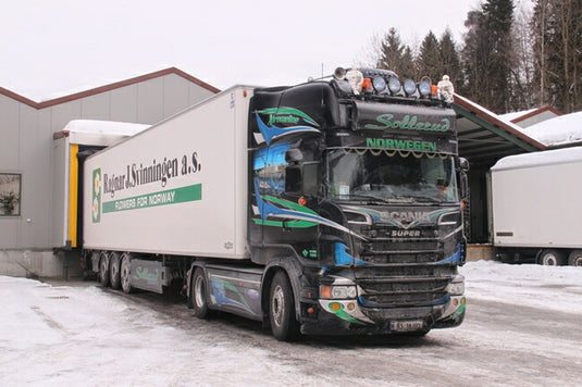 【予約】7-9月以降発売予定Sollerud Norway SCANIAスカニア R Topline リーファートレーラー Thermoking 3軸 トラック /WSI 建設機械模型 工事車両 1/50 ミニチュア