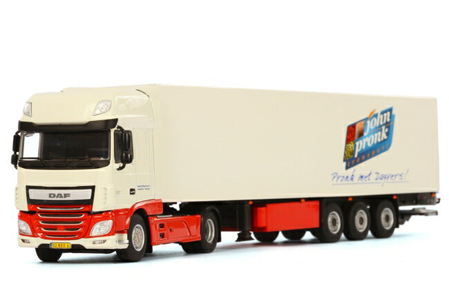 Pronk Transport DAF XF SSC リーファートレーラー Carrier 3軸 トラック /WSI 建設機械模型 工事車両 1/50 ミニチュア