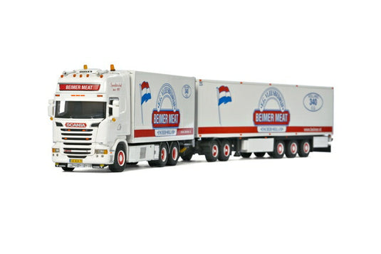 Beimer Meat SCANIAスカニア R Streamline Topline Combi トラック /WSI 建設機械模型 工事車両 1/50 ミニチュア