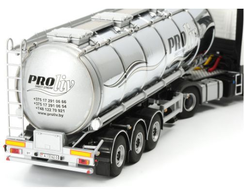 Proliv メルセデスベンツアクトロス Giga Space Tanktrailerトラック /WSI  建設機械模型 工事車両 1/50 ミニチュア