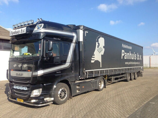 【予約】10-12月以降発売予定Pallethandel Panhuis DAF XF SSC カーテンサイダートレーラー 3軸トラック /WSI  建設機械模型 工事車両 1/50 ミニチュア