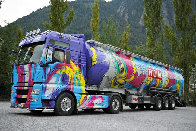 【予約】10-12月以降発売予定Melmer MAN TGX XXL バルクトレーラー　Kipper 3軸トラック /WSI  建設機械模型 工事車両 1/50 ミニチュア