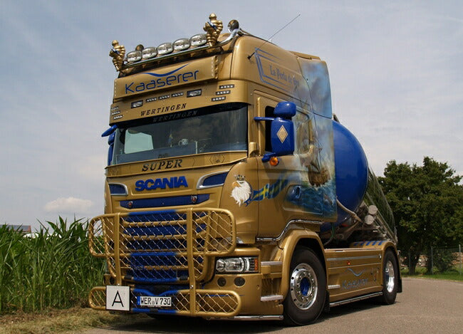 【予約】10-12月以降発売予定Kaaserer Scania R Streamline Topline トラックトラクタヘッド /WSI  建設機械模型 工事車両 1/50 ミニチュア