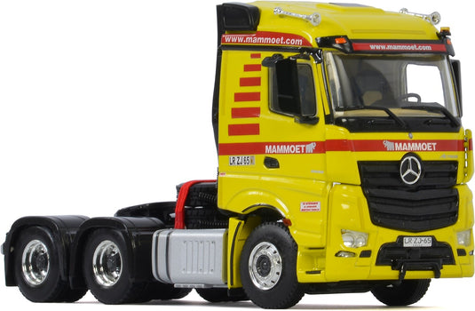 MAMMOETマムート特注 MB ACTROS STREAMSPACE 6X4トラック トラクタヘッド /WSI  建設機械模型 工事車両 1/50 ミニチュア