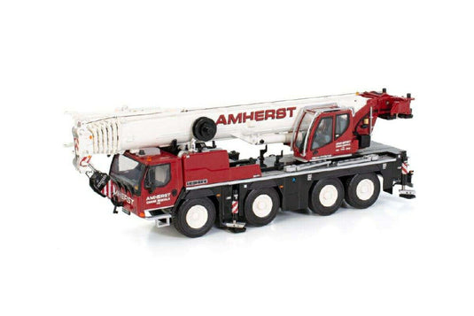Amherst Liebherrリープã�EルLTM 1090-4.2  /WSI  1/50 ミニチュア 建設機械模垁E工事車両