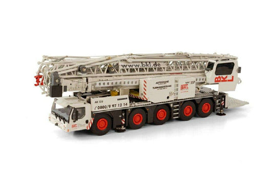 BKL Liebherrリープã�EルMK140 crane  /WSI  1/50 ミニチュア 建設機械模垁E工事車両