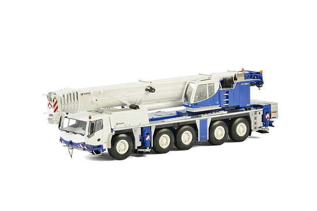 ギャラリービューアに画像をロードする, Tadanoタダノ Tadanoタダノ Faun ATF220G-5モバイルクレーン  建設機械模型 工事車両 WSI 1/50 ミニチュア
