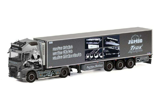 Raddatz Jork Volvo FH Globetrotter XL refrigerated box semitrailer /WSI  1/50 ミニチュア 建設機械模垁E工事車両